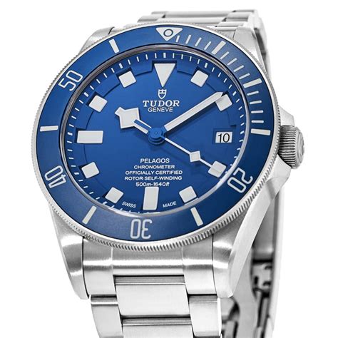 tudor men's pelagos 25600tb|tudor pelagos blue dial.